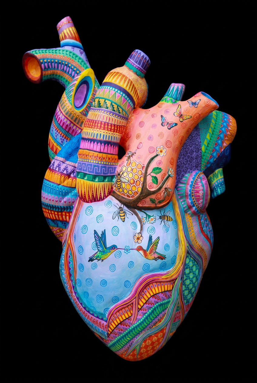 Corazón alebrije